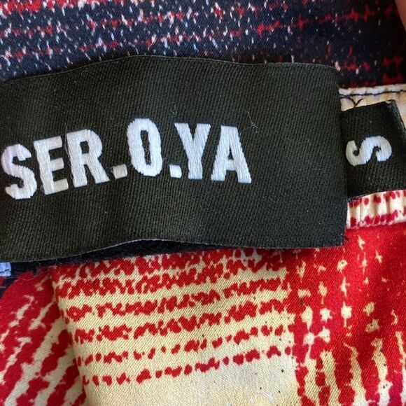 NWOT SER.O.YA Revolve Silk Plaid Bralette Crop Top Layering Tank Revolve - Picture 5 of 5